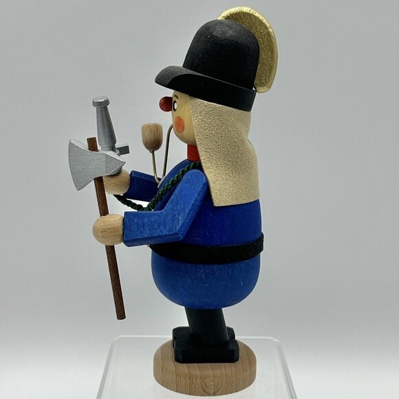 Kaden and Straco NIB VINTAGE GmbH German Wood Fireman Incense Smoker, 5.5"H - Picture 4 of 6
